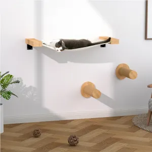 2 PCS Cat Wall Climbing Shelves Set