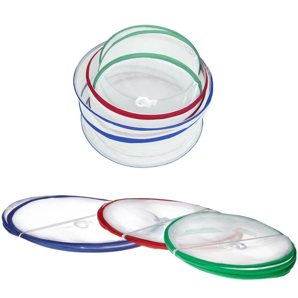 3-Piece Pop-Up Food Cover Set