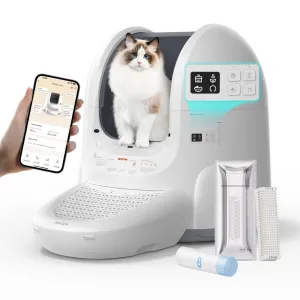 Amicura Self Cleaning Cat Litter Box Cura 2