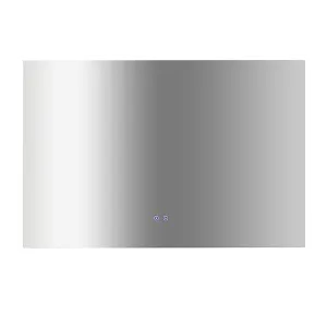 Anti-Fog LED Rectangular Bathroom Mirror with Touch Switch