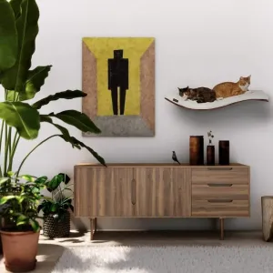 CHILL DELUXE Cat Shelf & Perch By Cosy and Dozy - Wenge (Cushions available in Multiple Colours)