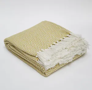 Gooseberry Herringbone Blanket