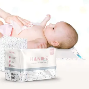 Hand-E Playful Baby Disposable Changing Pads - Stars Print
