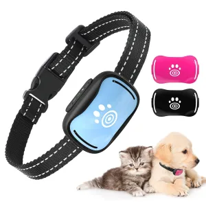 Masbrill No Shock Small Dog Bark Collar Most Humane Stop Barking Collar Control Device-PET687V