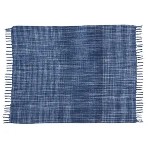 Mina Victory Woven Navy 50" x 60" Indoor/Outdoor Throw Blanket