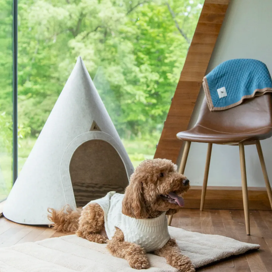 Molly Pet Cave (XL) Cream