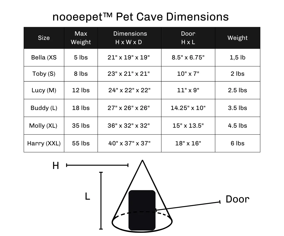 Molly Pet Cave (XL) Cream