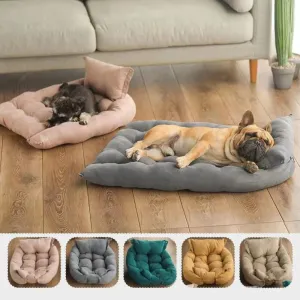 Pet Calming Sofa Bed for Dogs & Cats | Kennel Mat for Medium & Small Dogs | Cozy Pet House & Supplies