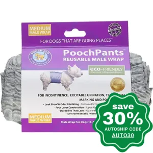 PoochPad - PoochPants Male Diaper Wraps - M (16" - 22")