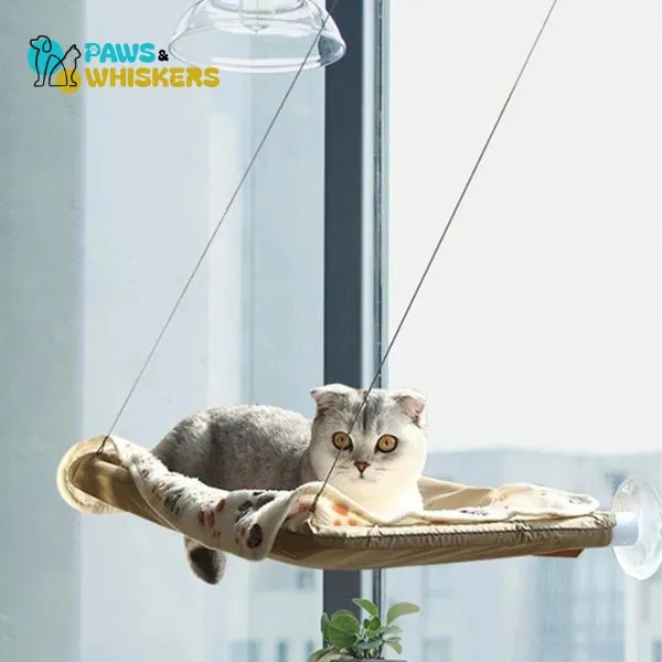 Sunny Seat Window-Mounted Cat Hammock| Paws & Whiskers