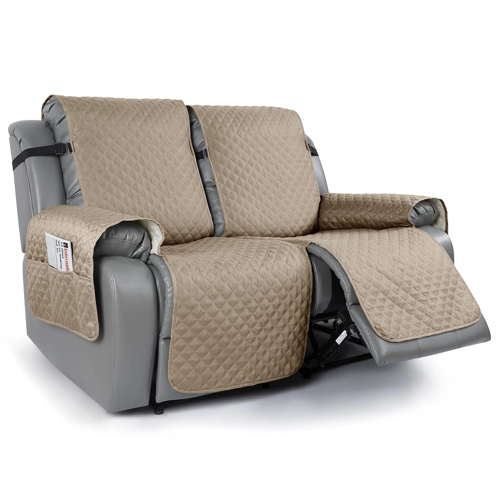 Sureix™ Non-Slip Recliner Chair Blanket Cover Beige