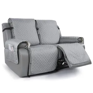 Sureix™ Non-Slip Recliner Chair Blanket Cover Light Grey