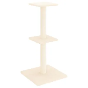 vidaXL Cat Tree with Sisal Scratching Posts Cream 73 cm