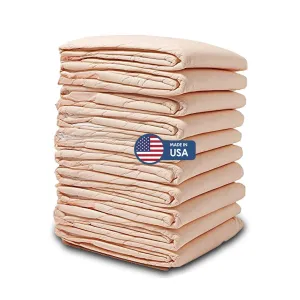 WAVE Disposable MEDIUM/LARGE 30x30 Inch Underpads | Puppy Training Housebreaking Pads - Premium Disposable Absorbent Chux, Embossed Bed and Floor Protectors
